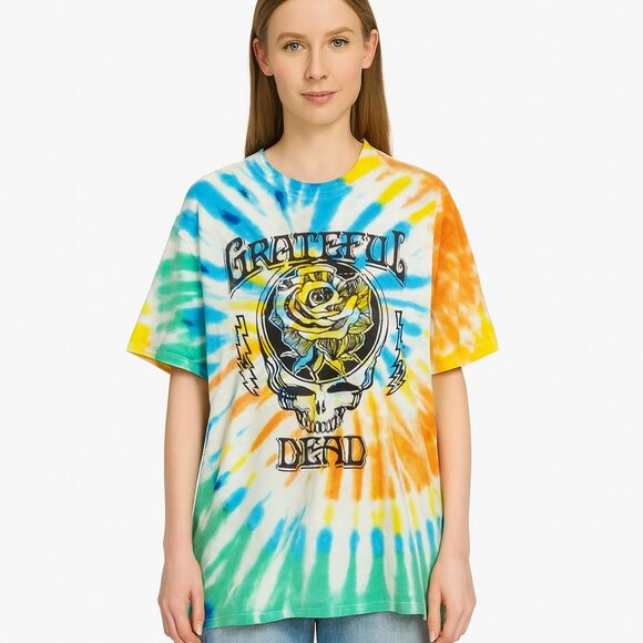 LIquid Blue SZ L Grateful Dead Roosevelt Tie-Dye T-Shirt Unisex - Picture 1 of 4